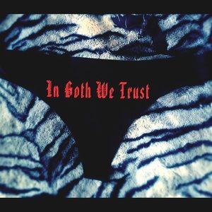 ♥️🖤🦇 NWT ,Sexy Thong Goth saying large